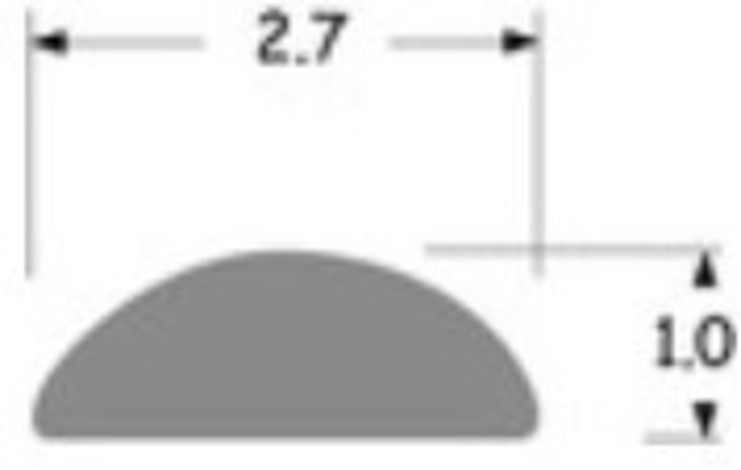 Partsland Fretwire Nickel silver - b:2.7 x a:2.8 mm (Kitarat/Bass)