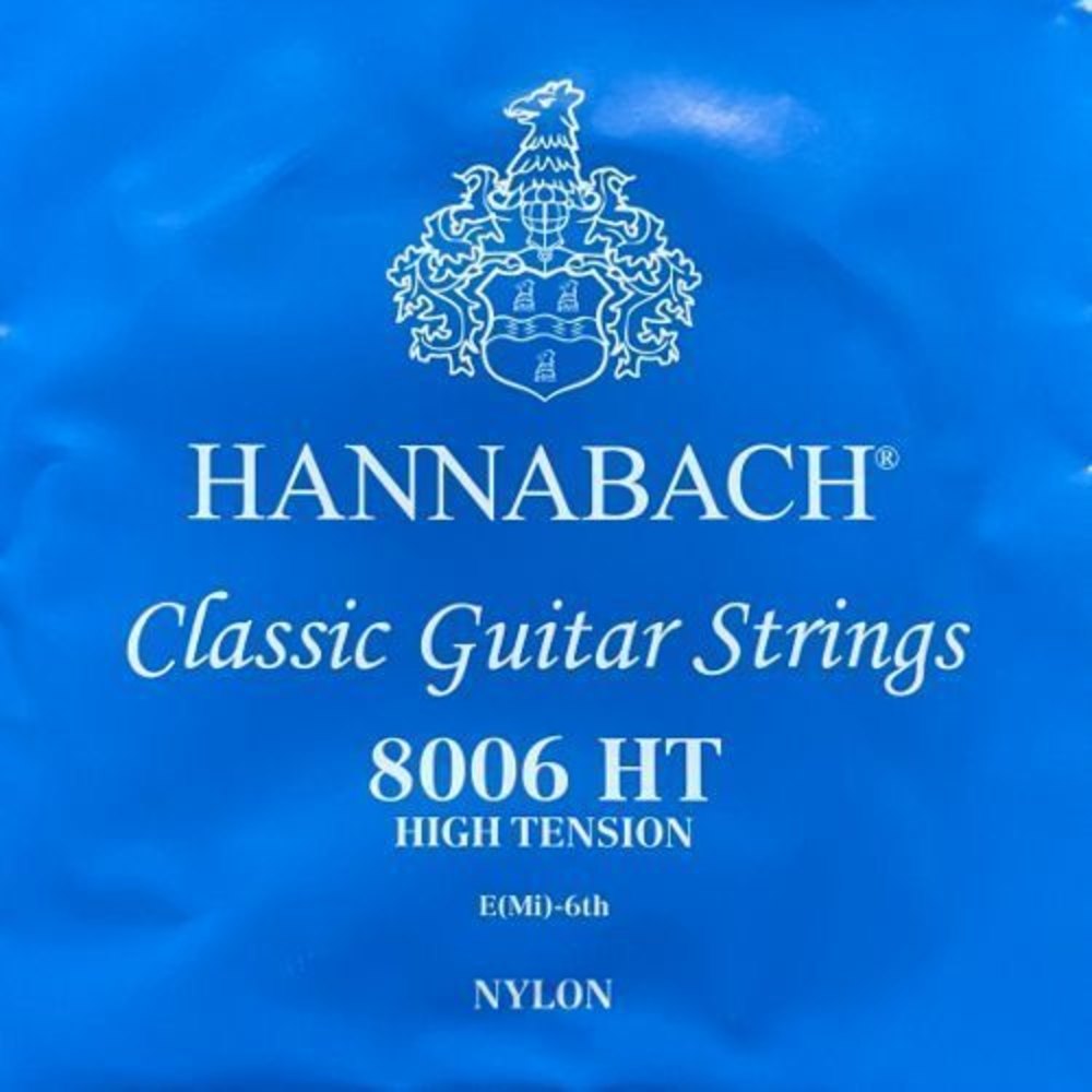 Hannabach 800 E6 basstreng til klassisk guitar, high tension