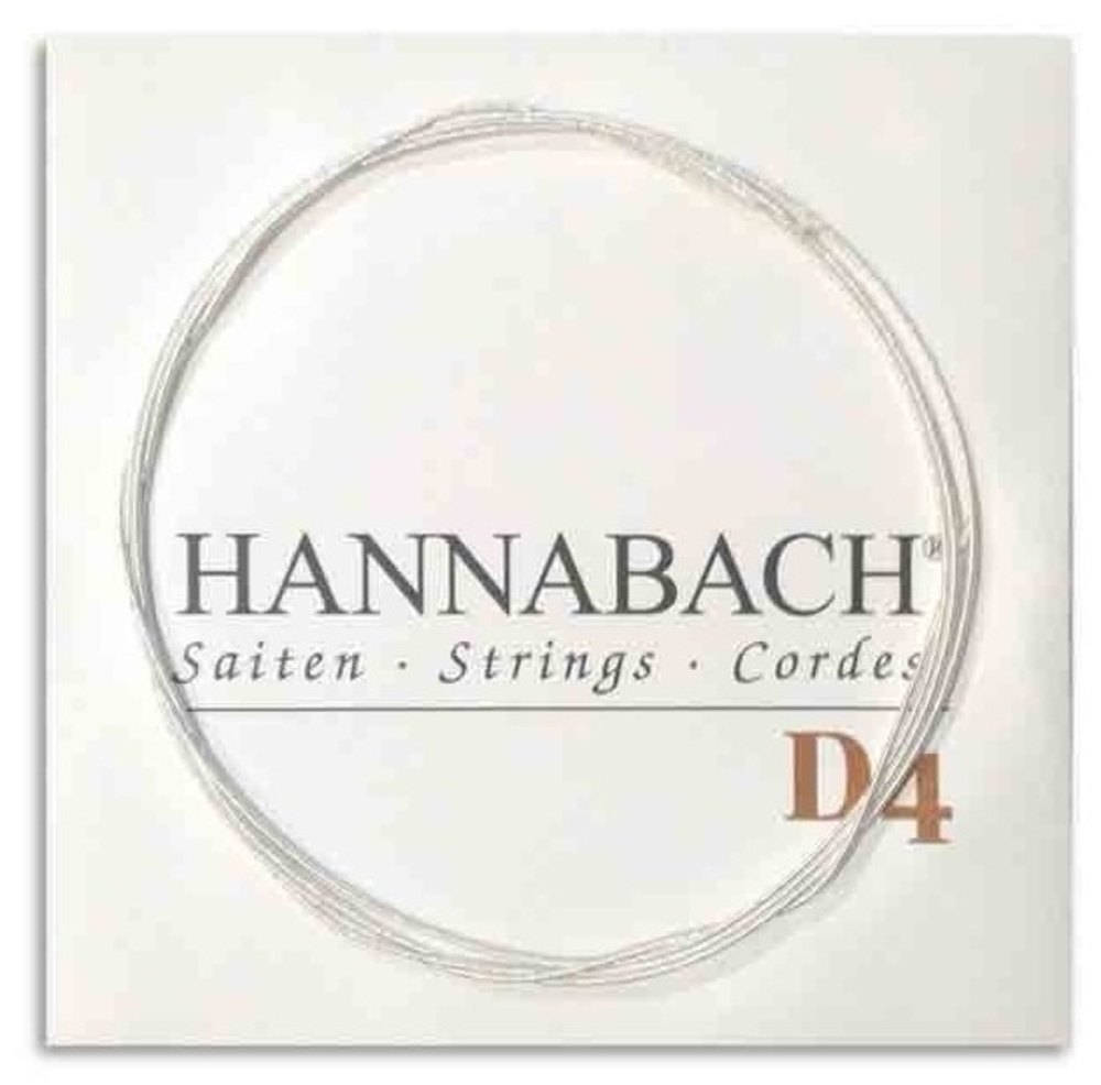 Hannabach 890 3/4 D4 bassostring lasten kitaralle, medium tension
