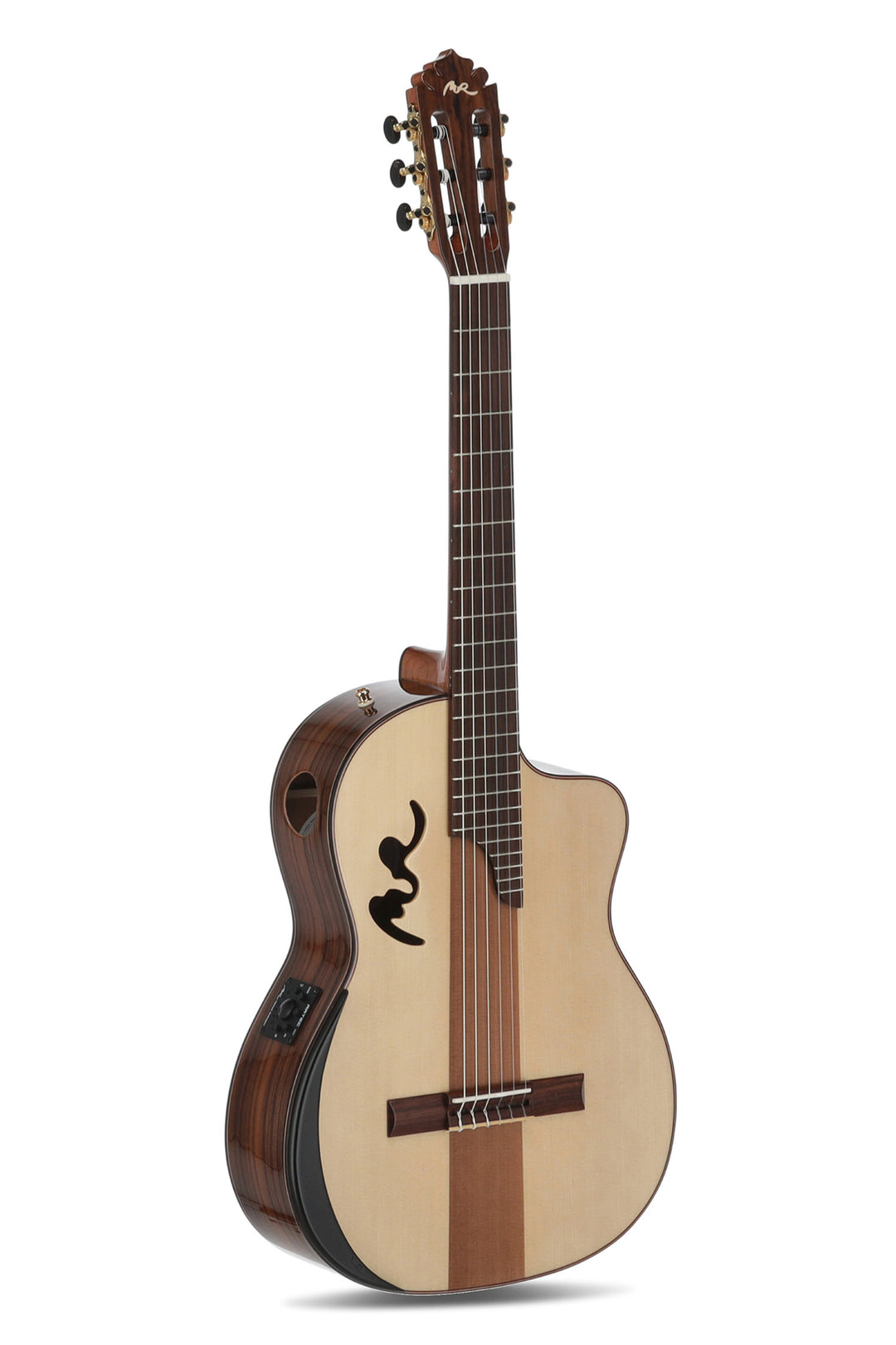 Manuel Rodriguez sähköakustinen Café Cortado Cutaway – Santos Rosewood (gloss)