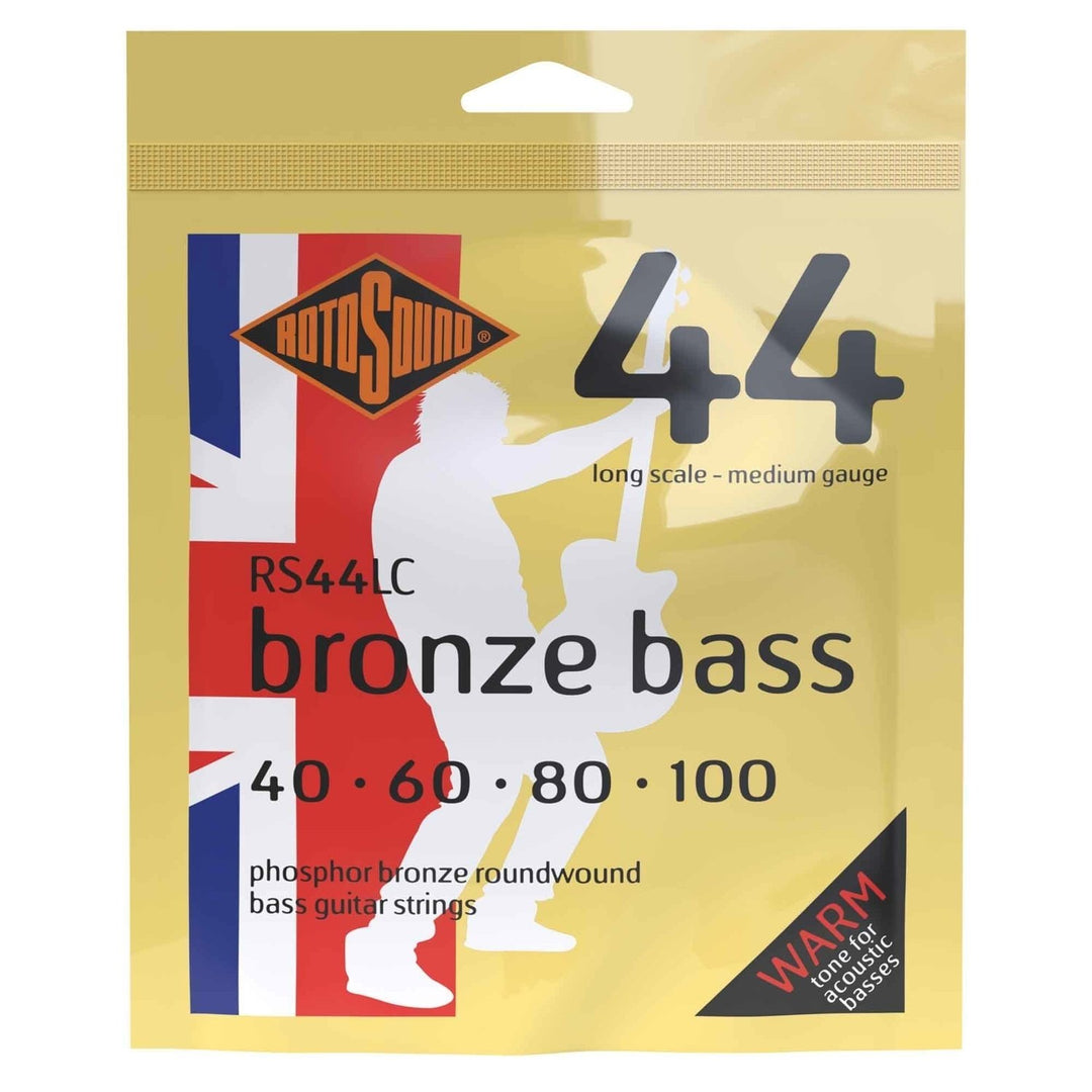Rotosound kielet akustiselle bassolle Bronze Bass 44 - set 4-kielinen Medium 40-100 (RS44LC)