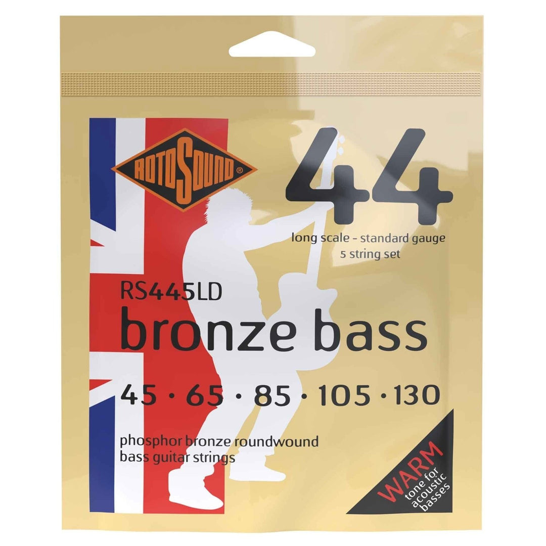 Rotosound kielet akustiselle bassolle Bronze Bass 44 - set 5-kielinen Standard 45-130 (RS445LD)