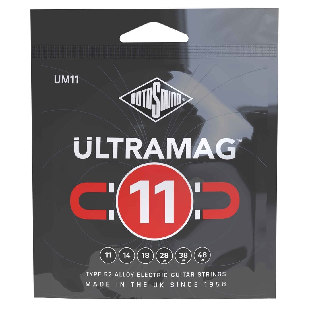 Rotosound -kielet sähkökitaralle Ultramag - Medium-sarja 11-48 (UM11)