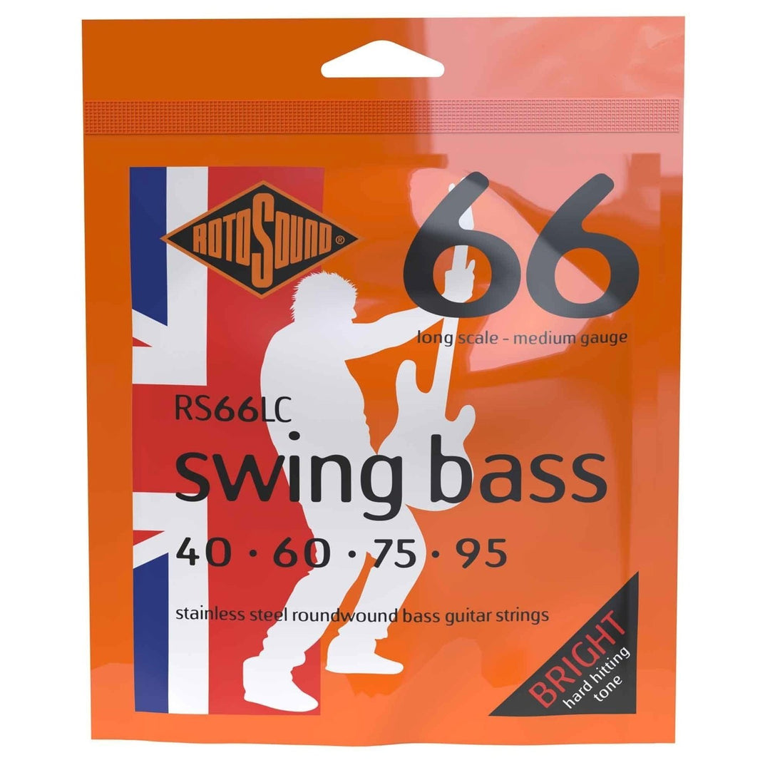 Rotosound E-bassokielet Swing Bass 66 - Setti 4-kielinen Medium 40-95 (RS66LC)