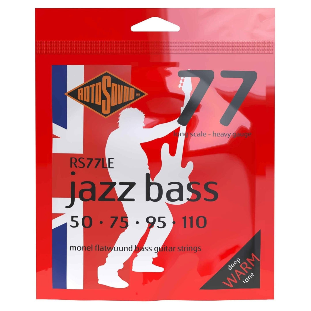 Rotosound Jazz Bass -kielet Jazz Bass 77 - Set 4-kiel. Flatwound Heavy 50-110 (RS77LE)