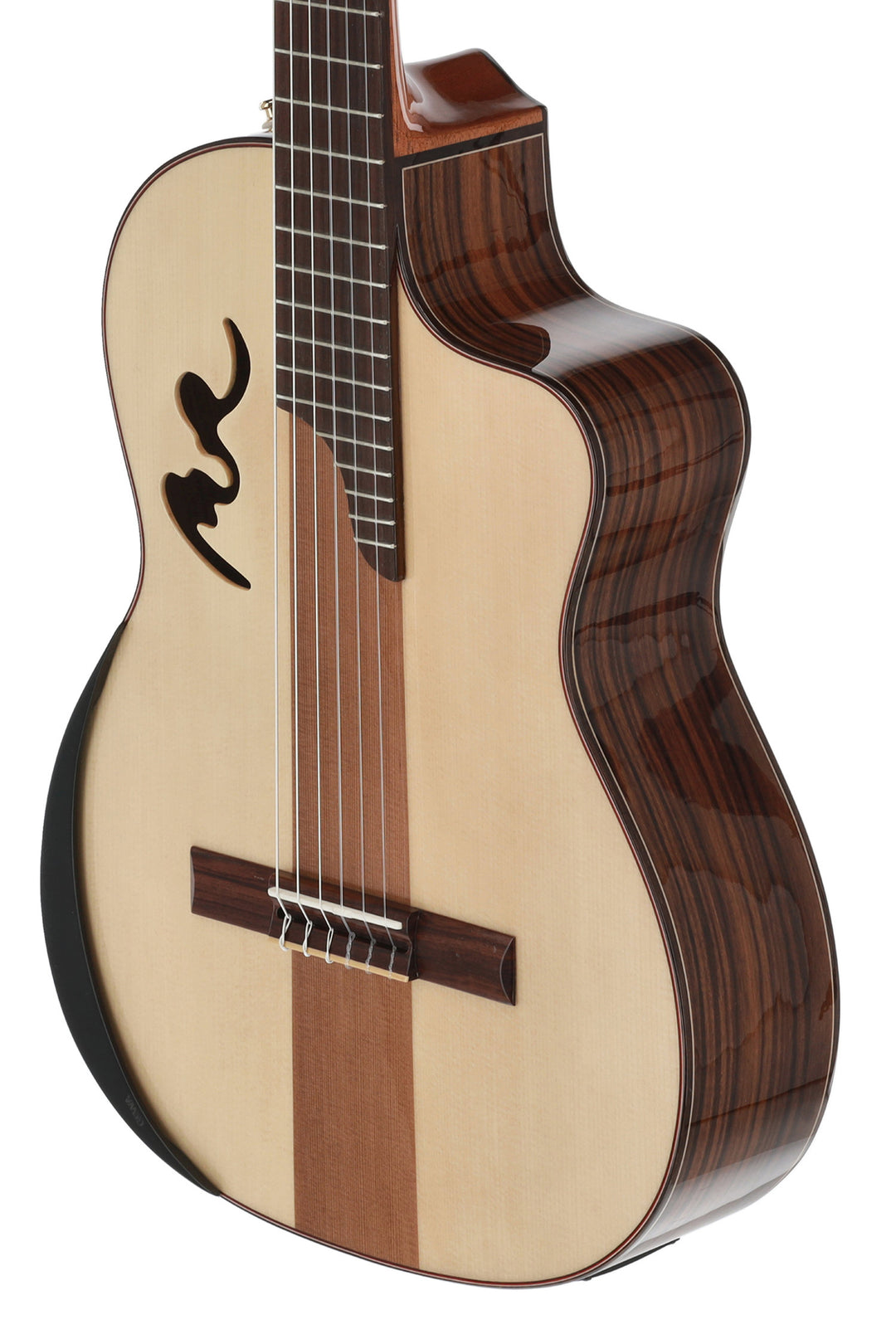 Manuel Rodriguez sähköakustinen Café Cortado Cutaway – Santos Rosewood (gloss)