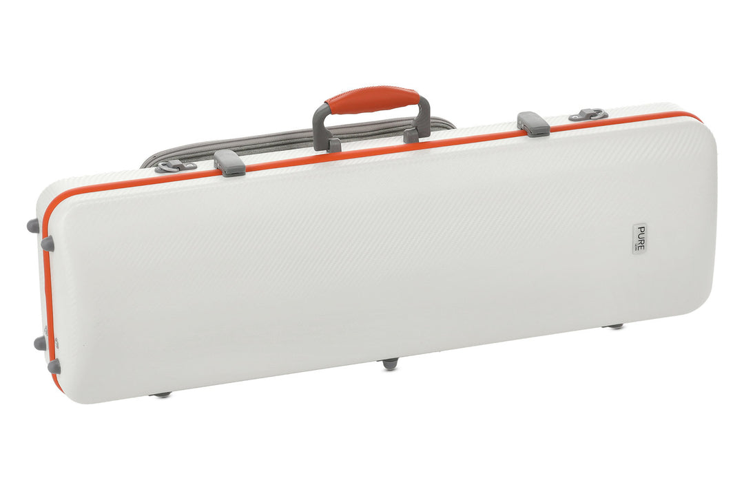 PURE GEWA Viulut transport case Polycarbonate FUN - 4/4 - 1/2 (White / Blacj)