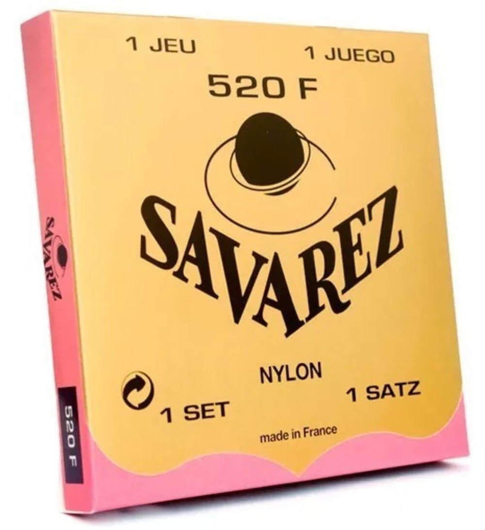 Savarez 529R:n kierretty G3-kieli klassiselle kitaralle, 520F