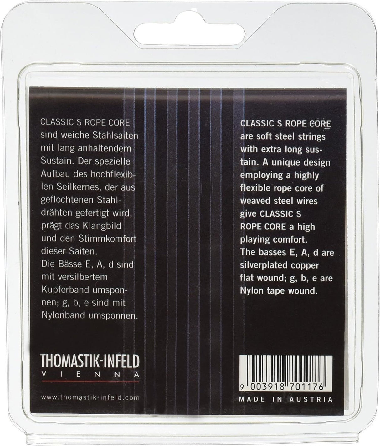 Thomastik-Infeld Strings for classic guitar Classic S Rope Core - Set (KR116)