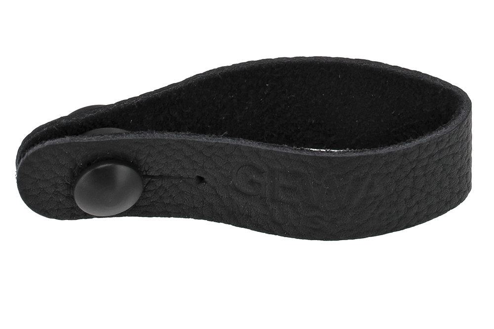 GEWA Tie Strap -lenkki kitarahihnaan, nahkaa, musta