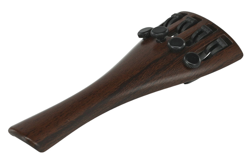 Wittner strengeholder til violin 1/2, 4 finstemmere, palisanderfarve