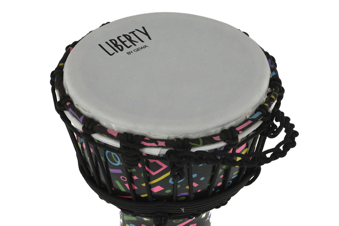 GEWA Djembe Liberty Series Rope Tuned - 7" Crazy Neon