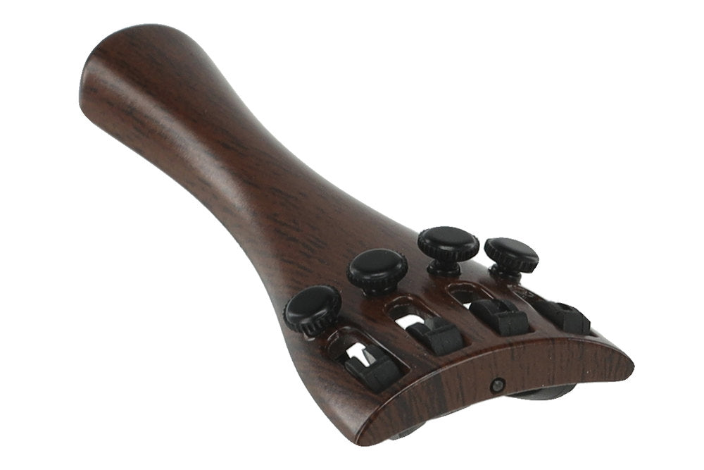 Wittner strengeholder til violin 1/8, 4 finstemmere, palisanderfarve
