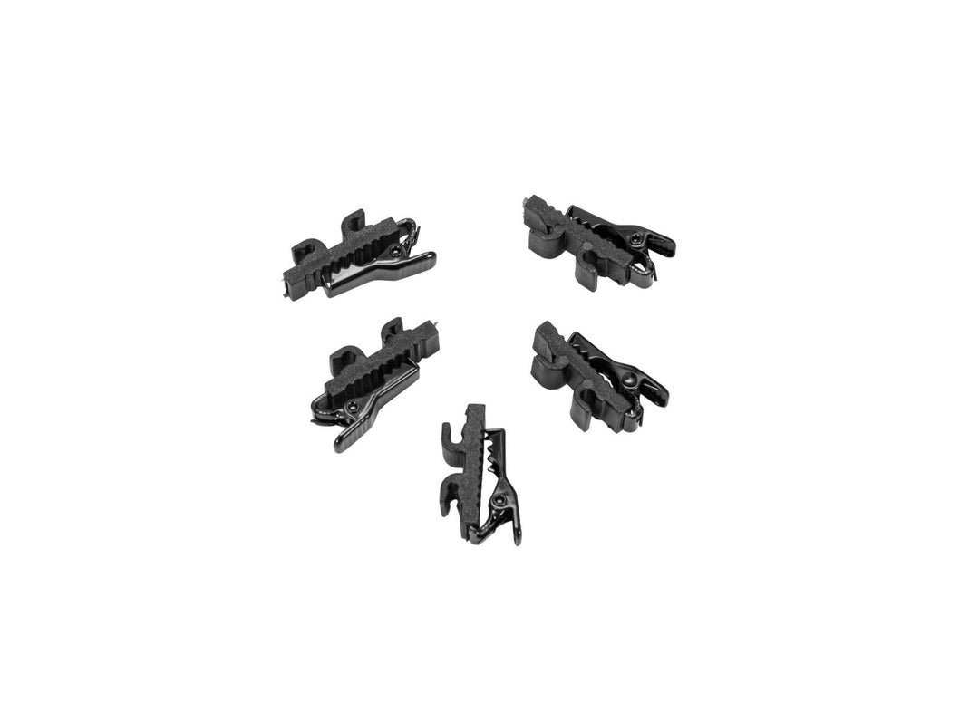OMNITRONIC Mikrofonin kaapelipidike MK2, musta 5x