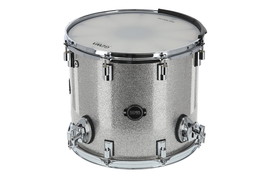 GEWA E-Drum Runko Floor Tom - Silver Sparkle 14" (Silver Sparkle)