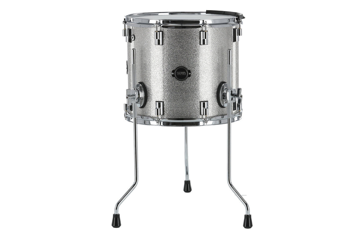 GEWA E-Drum Shell Floor Tom - Silver Sparkle 14" (Silver Sparkle)