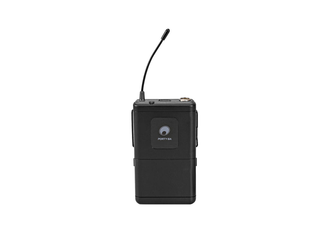 OMNITRONIC PORTY-8A bodypack + nappimikrofoni 863.1 MHz