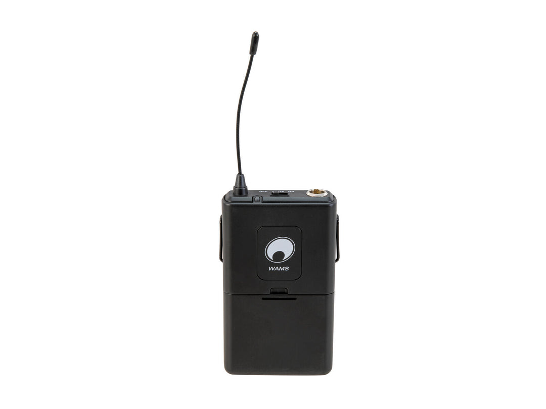 OMNITRONIC WAMS-12 Bodypack sisältäen Headsetin 865 MHz