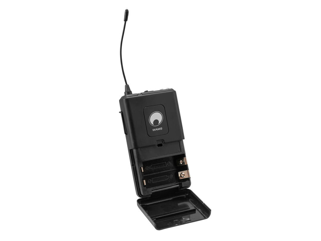 OMNITRONIC WAMS-12 Bodypack sisältäen Headsetin 865 MHz