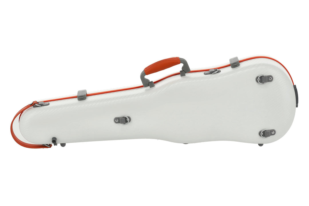 PURE GEWA Muotomuotoillut viulut cases Polycarbonate FUN - 4/4 - 1/2 (White / Blacj)