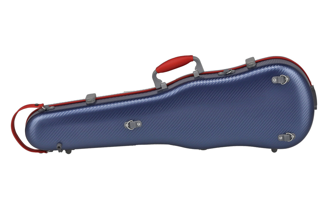 PURE GEWA Muotomuotoillut viulut cases Polycarbonate FUN - 4/4 - 1/2 (Blue / Black)