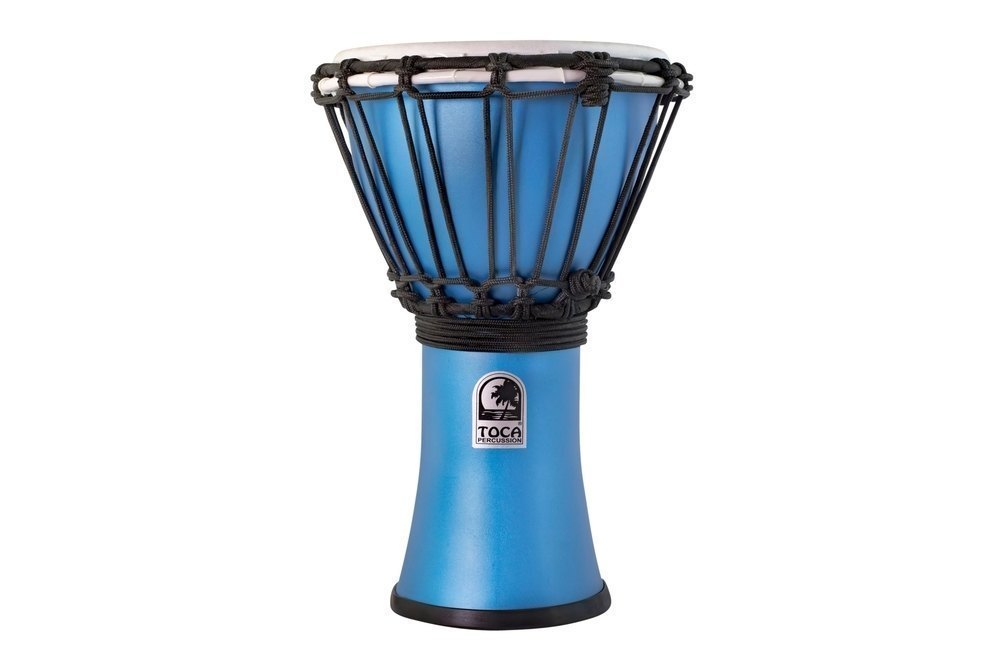 Toca Freestyle Colorsound Matte djembe 7", Grey Skies