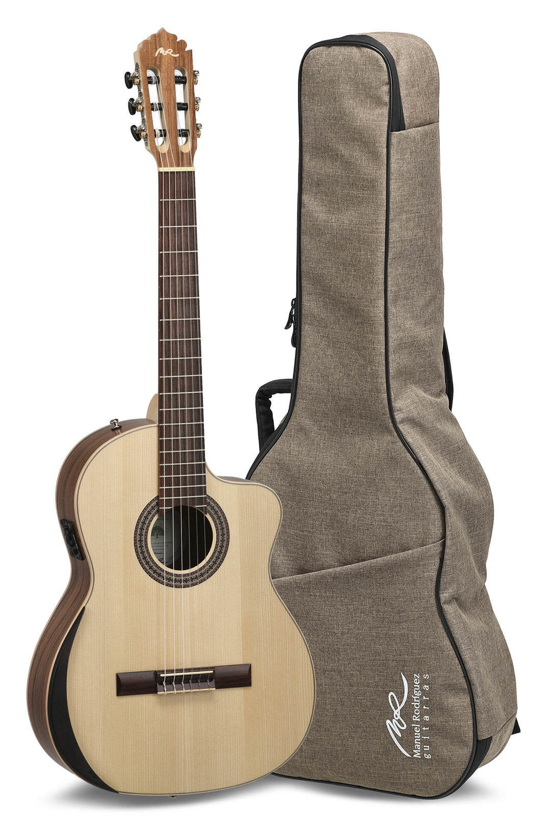 Manuel Rodriguez ECOLOGÍA Series Samba Electro-Acoustic – sähköakustinen Samba Profundo (Cutaway, kaularauta)