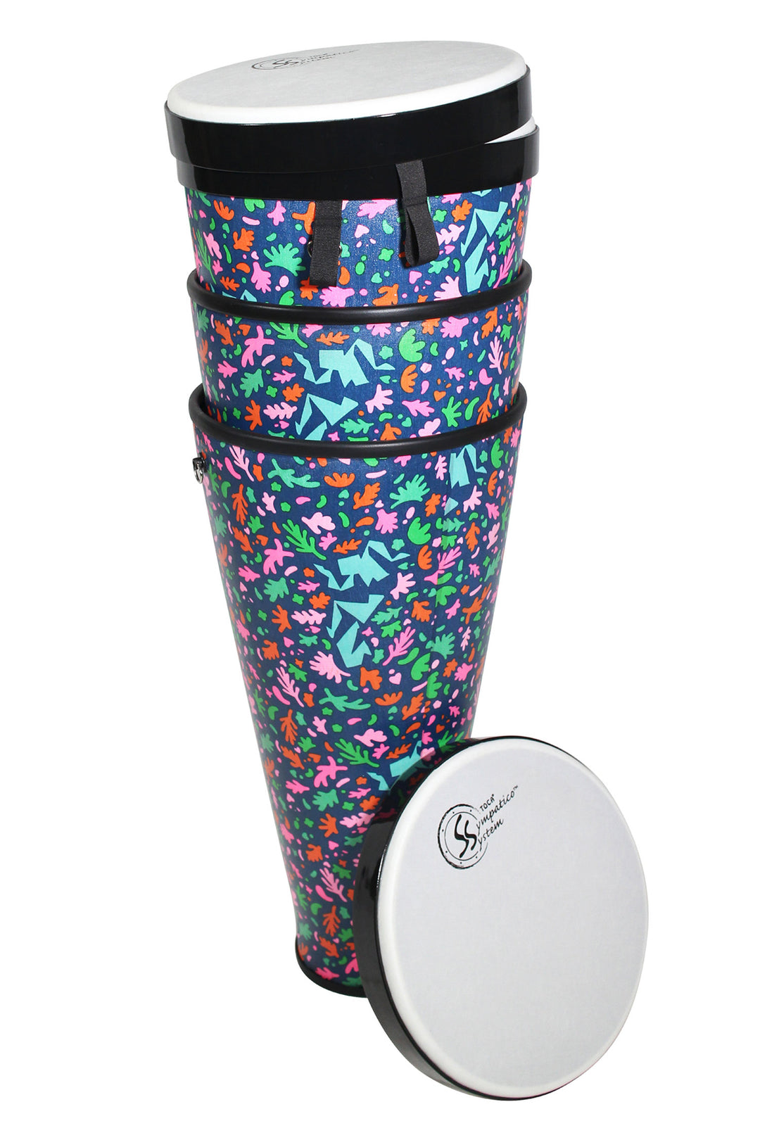 Toca Hand drum Sympatico Nesting Ashiko - TSSNA-3PCAD-FP (3-osainen setti)