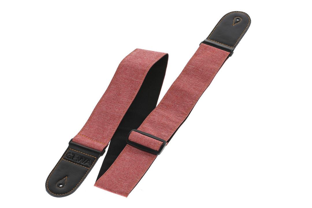 GEWA Kitarat Straps Uudet värit - punamarja (60 mm)