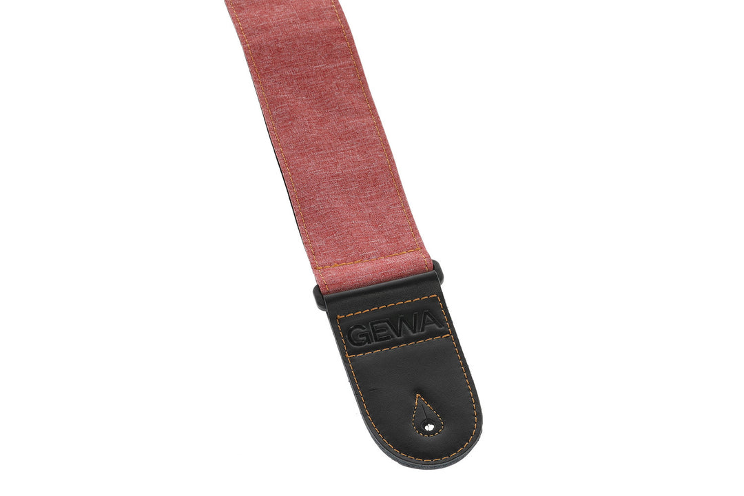 GEWA Kitarat Straps Uudet värit - punamarja (60 mm)