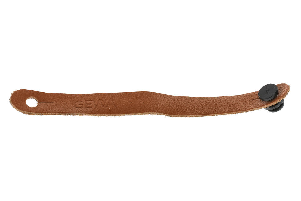 GEWA Tie Strap løkke til guitarrem, læder, brun