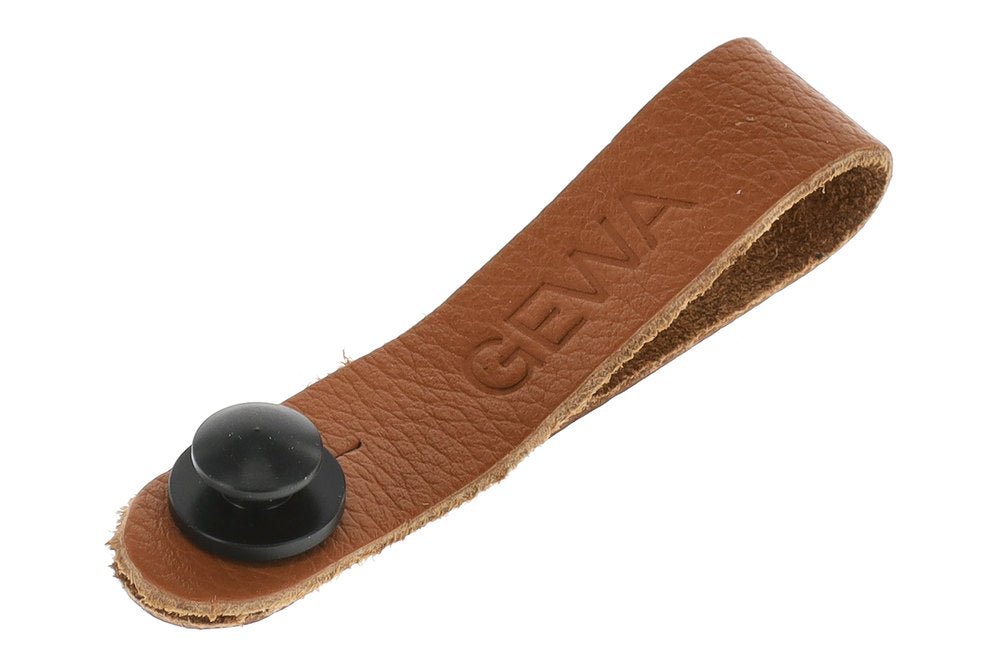 GEWA Tie Strap løkke til guitarrem, læder, brun