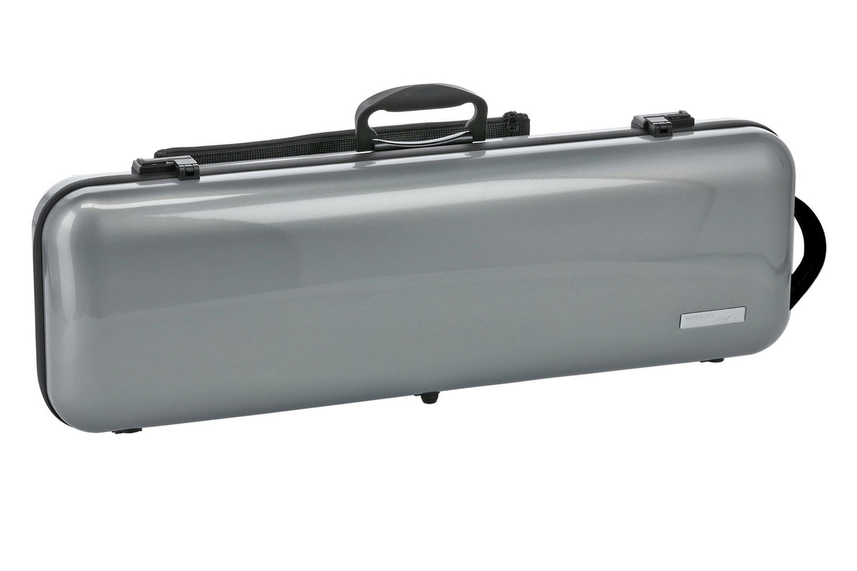GEWA Violin case Air 2.1 - Silver metallic highgloss (with side handle)