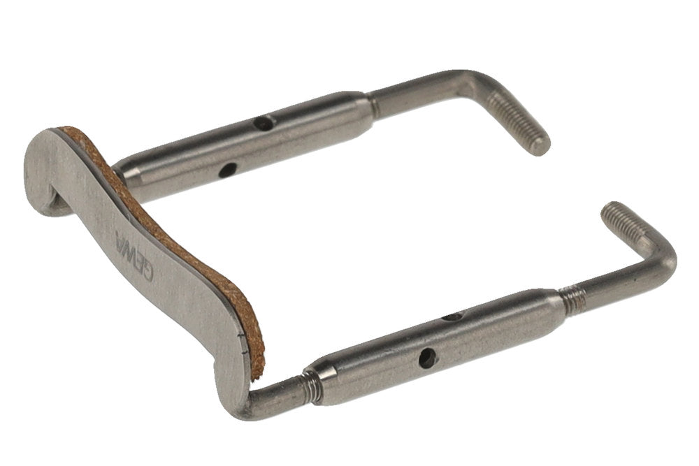 GEWA hagestøtteskrue i titan til violin, 23 mm, blankpoleret