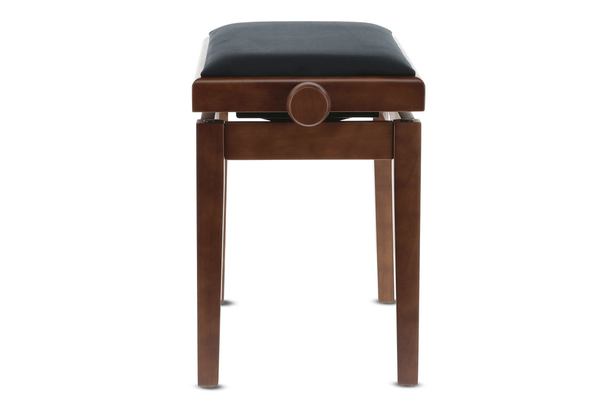 GEWA Piano bench Deluxe - Walnut matt (Seat black)