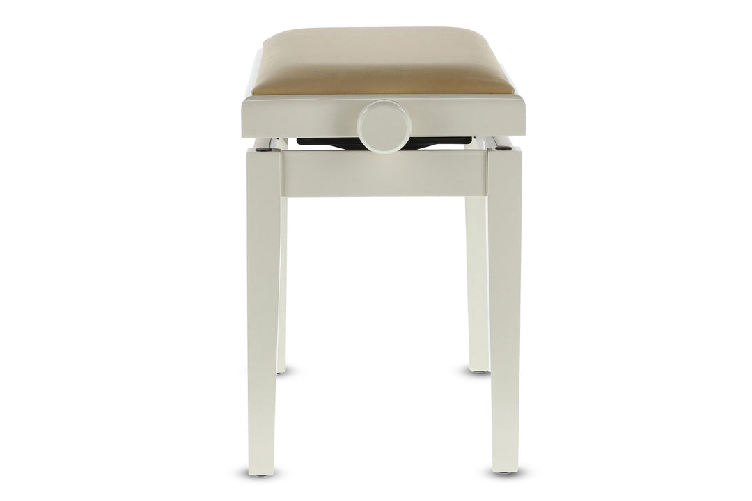 GEWA Piano penkki Deluxe - Ivory high gloss (Beige istuin)