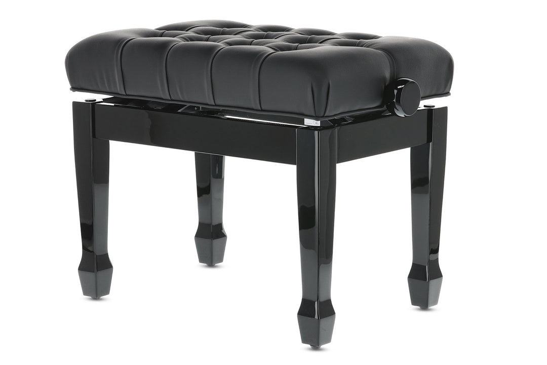 GEWA Piano penkki Deluxe XL Black high gloss - Black cover