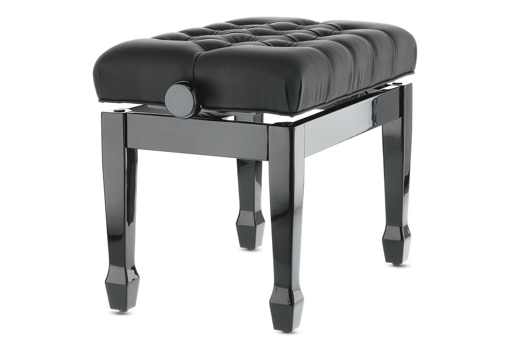 GEWA Piano penkki Deluxe XL Black high gloss - Black cover