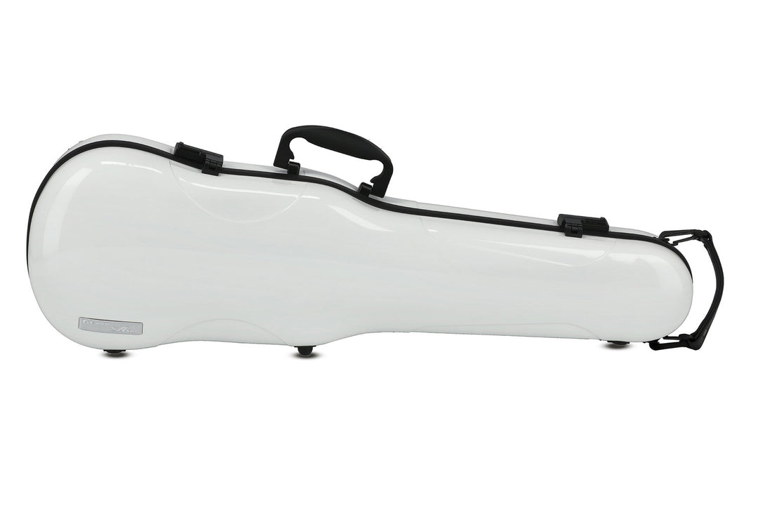 GEWA muotoiltu viululaukku Air 1.7 - White highgloss (sivukahvalla)