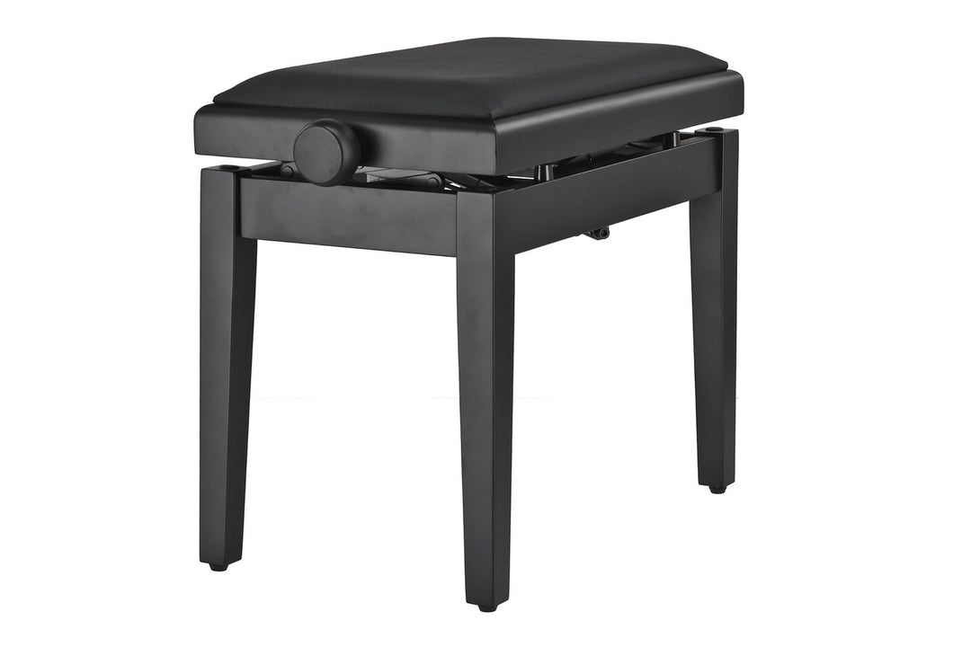 GEWA pianojakkara Deluxe Autolift Vinyl - Black matt (Seat black)