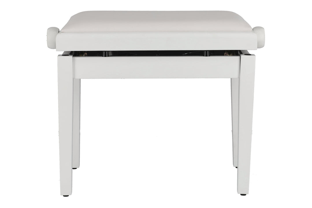 GEWA Pianojakkara Deluxe Autolift Vinyl - White matt (White seat)