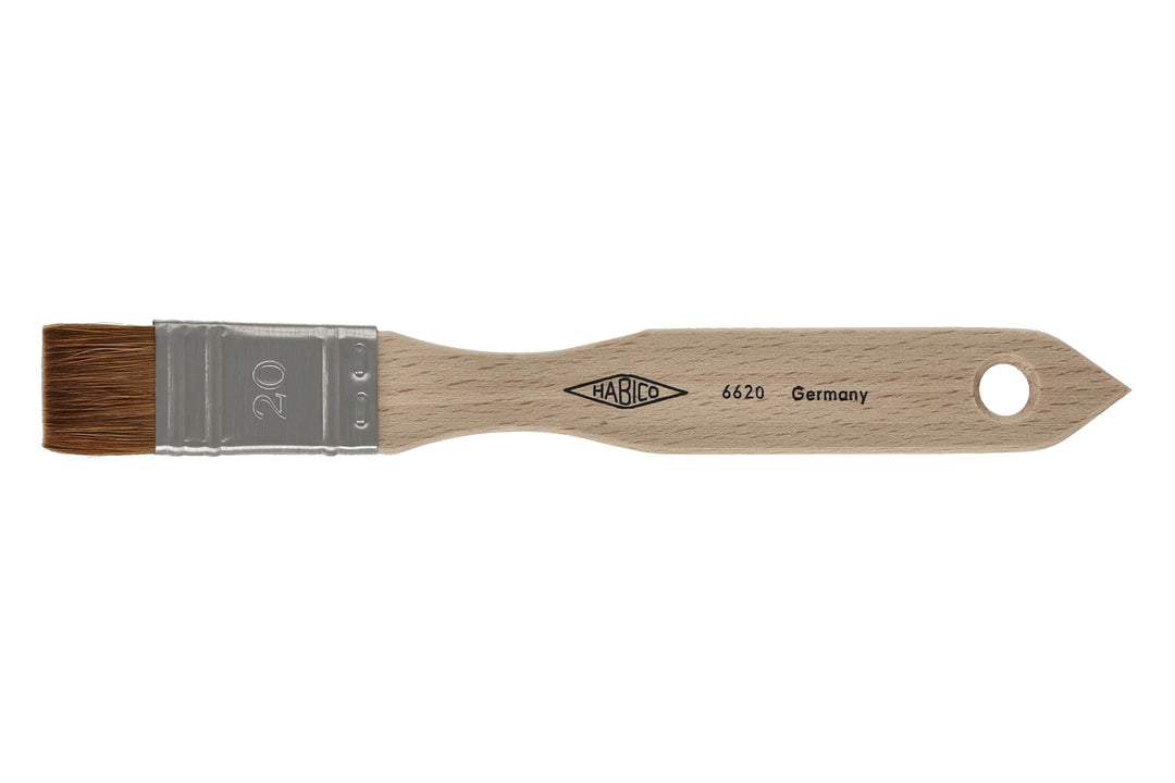 Habico Brush Red näätäkarva – leveys 40 mm (karvan pituus 23 mm)