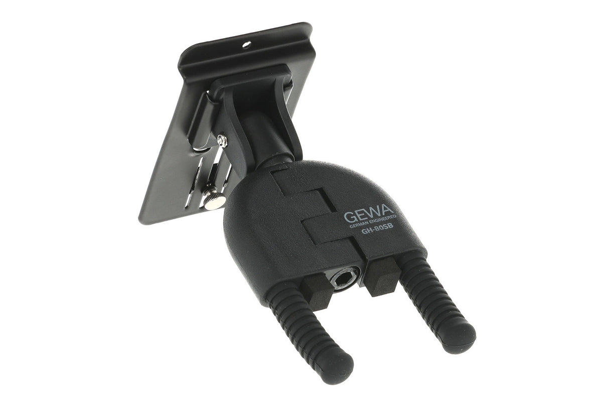 GEWA Guitar wall mounting WallGrip - schwarz (GH-80SB)