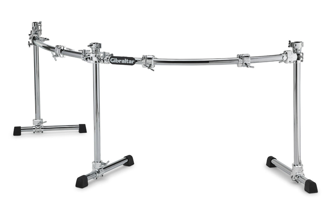 Gibraltar Rack System Chrome Series II -kaksoisbassorumpuräkki - GDR200C-CHR