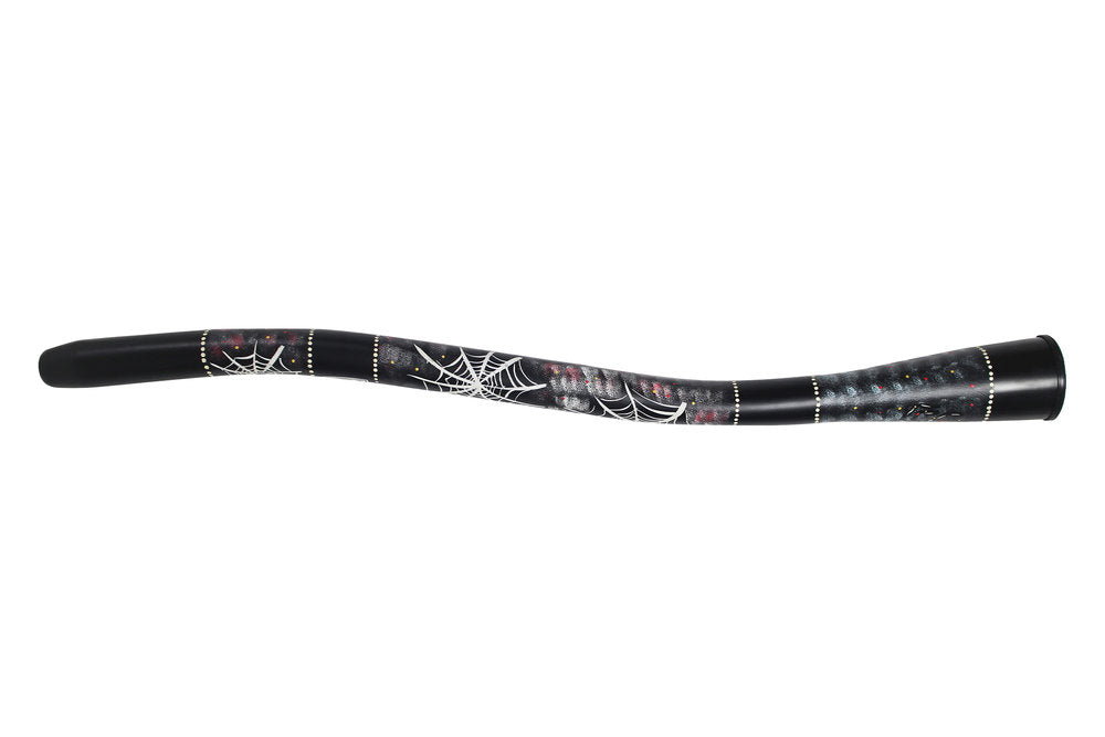 Toca Curved didgeridoo DIDG-CS, buet, motiv Spider, 50"