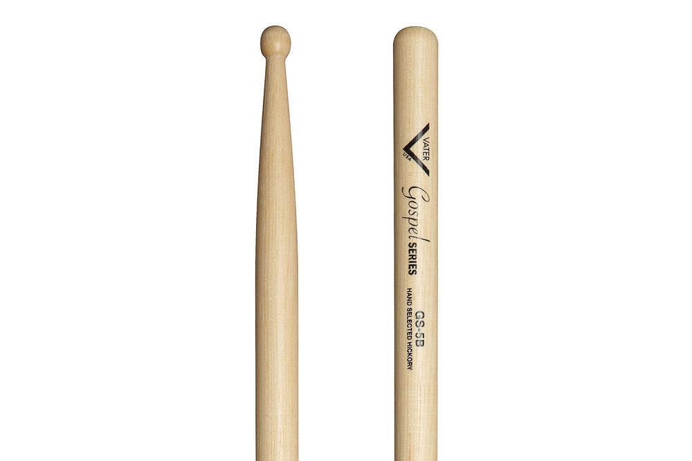Vater Gospel 5B trommestikker, hickory, træspids