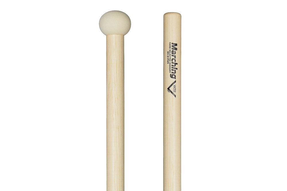 Vater Power Bass drum Mallet 1, huopanuija 16–18" rummuille