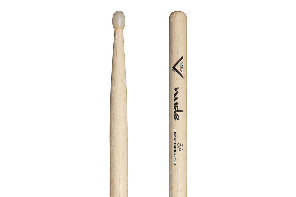 Vater Nude Series 5A trommestikker, hickory, nylonspids