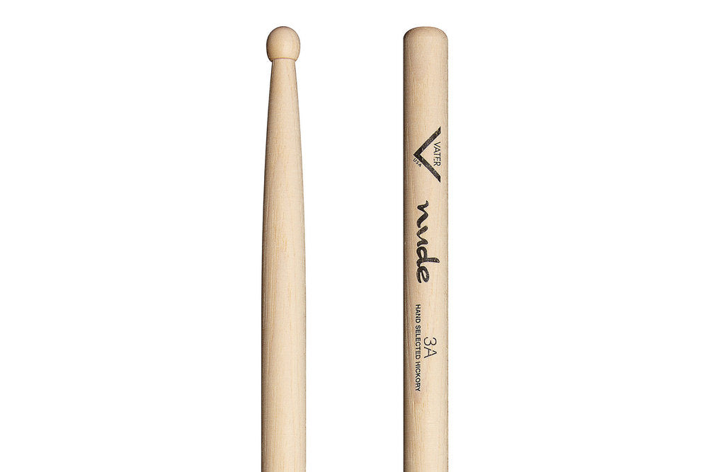 Vater Nude Series 3A trommestikker, hickory, træspids