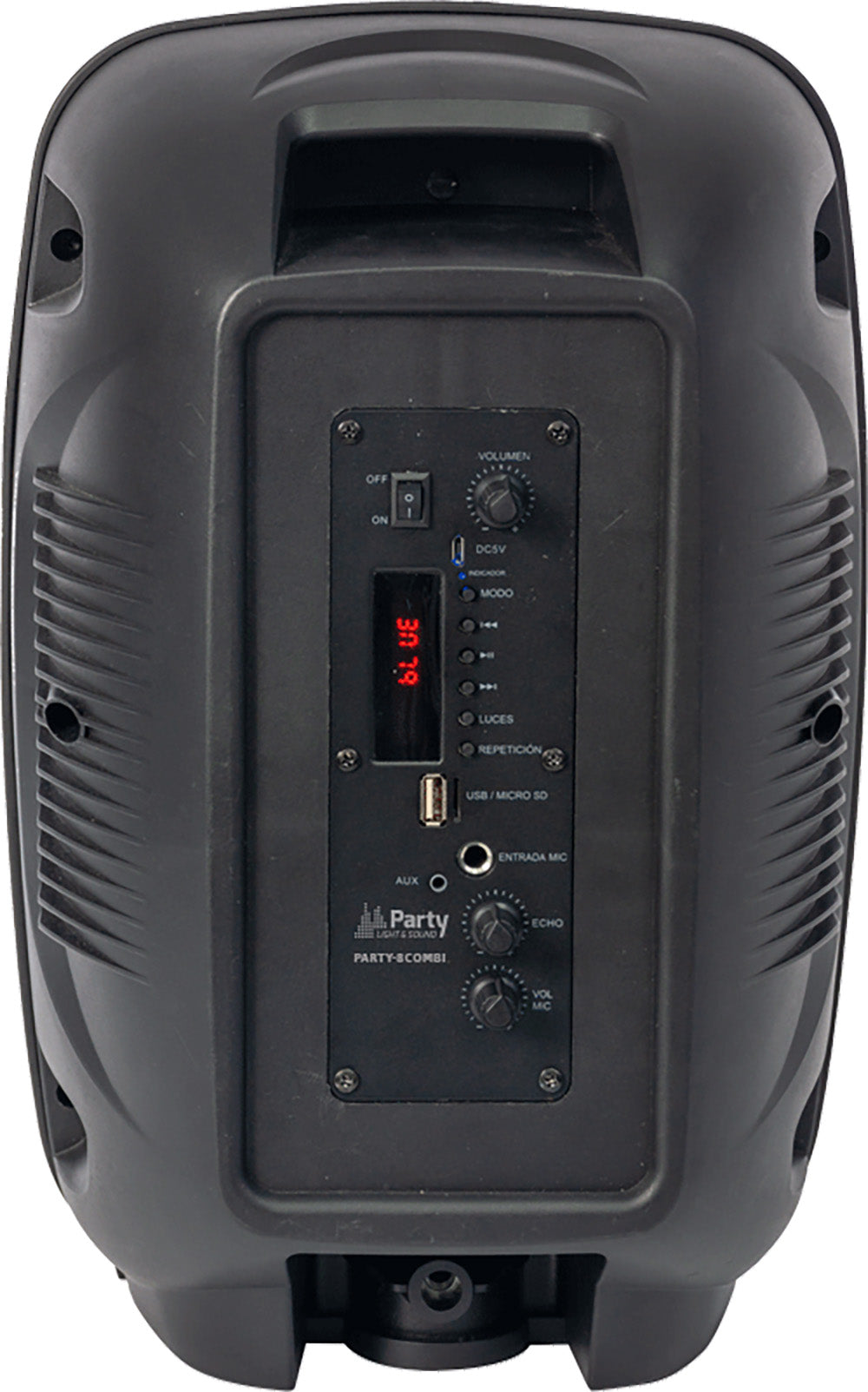 LED-valaistu aktiivinen kaiutin Bluetoothilla